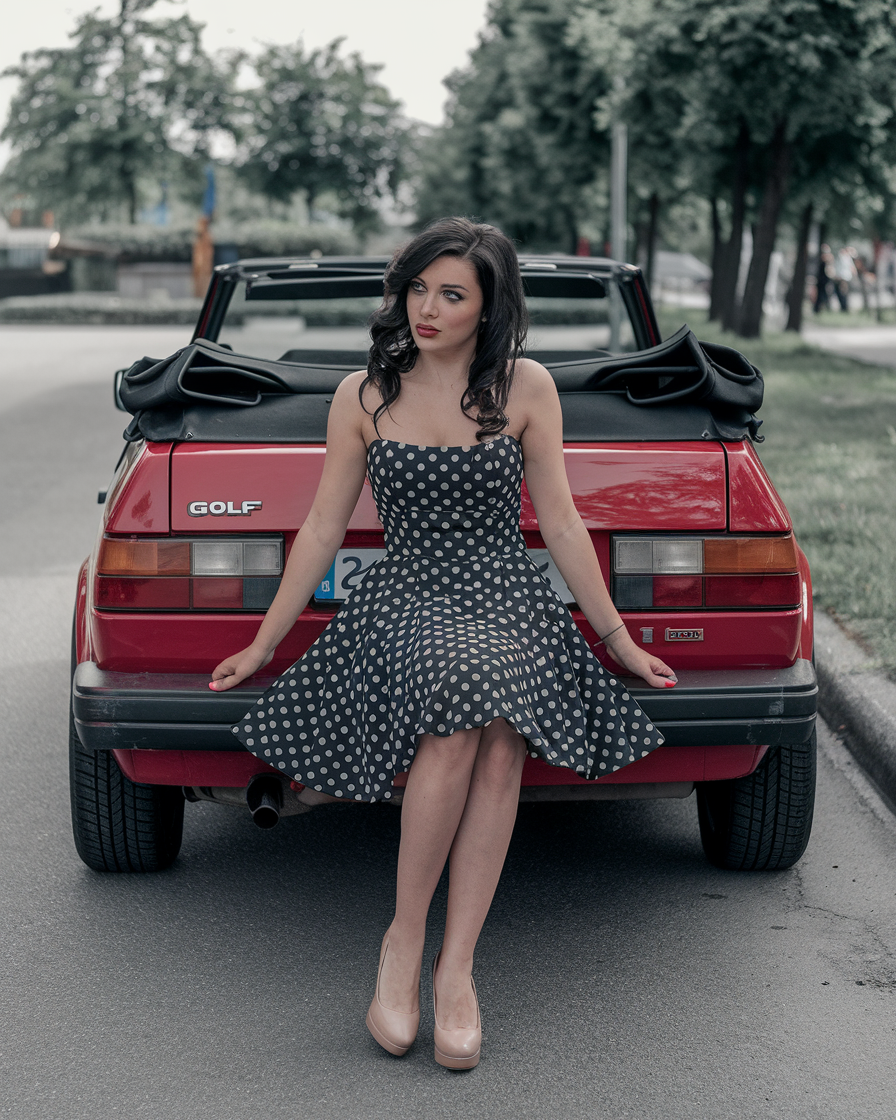 Offen für alles – vor allem im Golf 1 Cabrio 😘