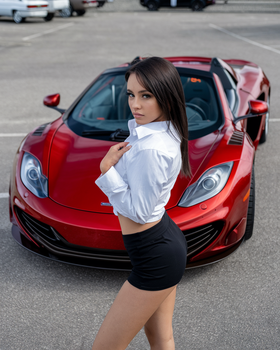 Wenn ich den McLaren starte, bebt nicht nur die Straße…🧨👠