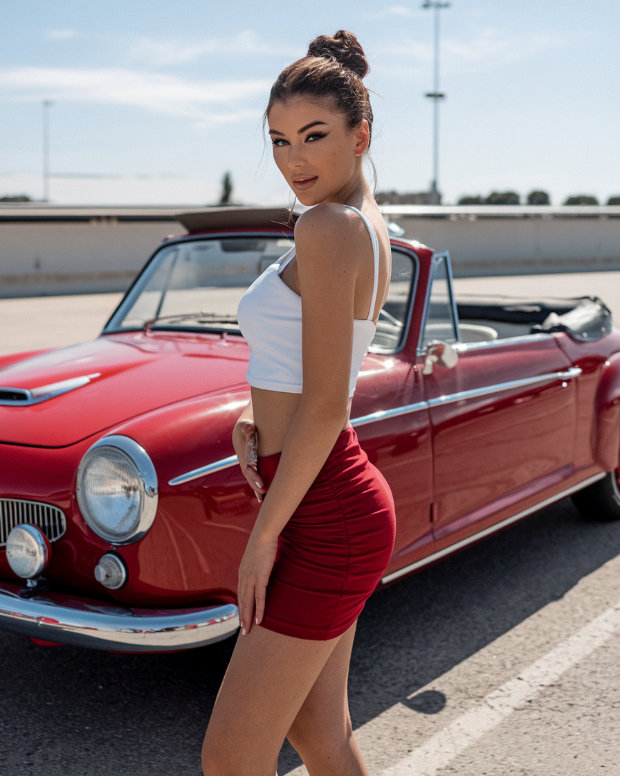 🖤 Satin, Chrom & ein offenes Versprechen – mein W188 von 1956 💄🚘